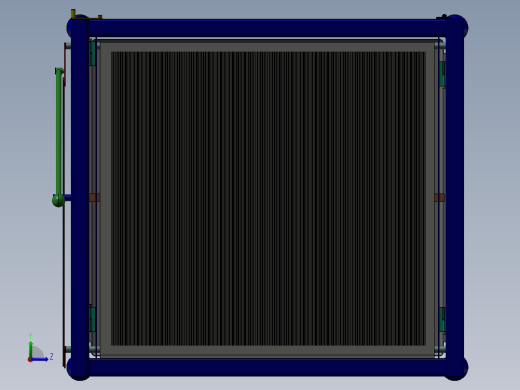 连杆步进升降机构左视缩略图