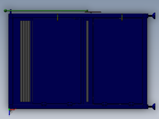 连杆步进升降机构俯视缩略图