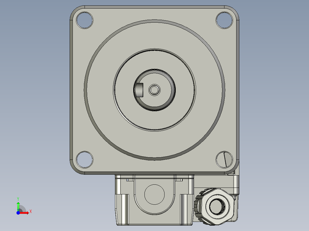 低压伺服电机MF5H-60CM30BZ1-502前视图
