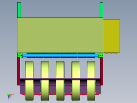 滚压式去泡机俯视缩略图