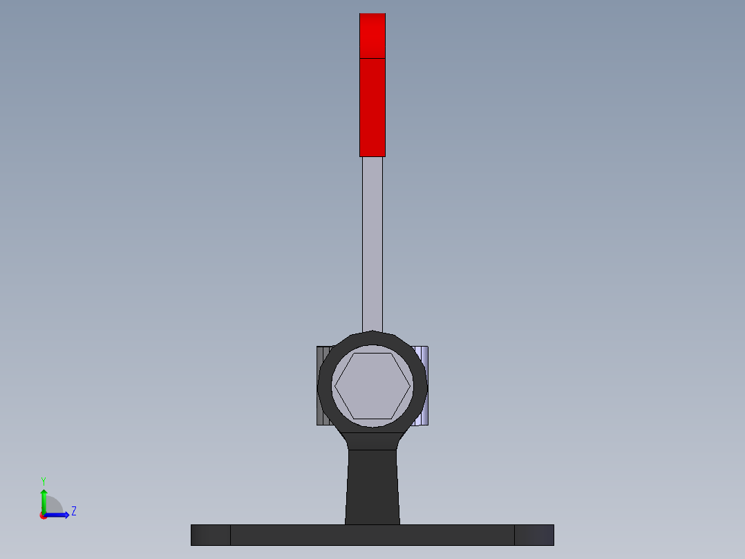 快速夹具左视图