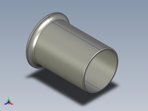 软管与硬管连接用工业通用接头0127_15_12正等轴测缩略图