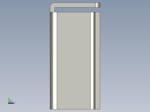 基恩士DL-RS1_bracket_kc图纸模型左视缩略图