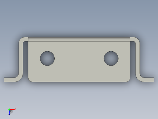基恩士DL-RS1_bracket_kc图纸模型俯视缩略图