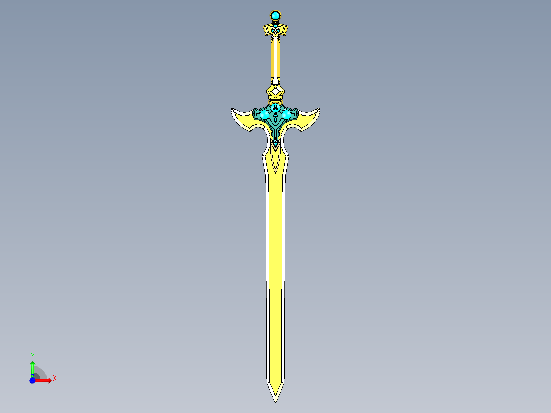 剑、宝剑(137)前视图