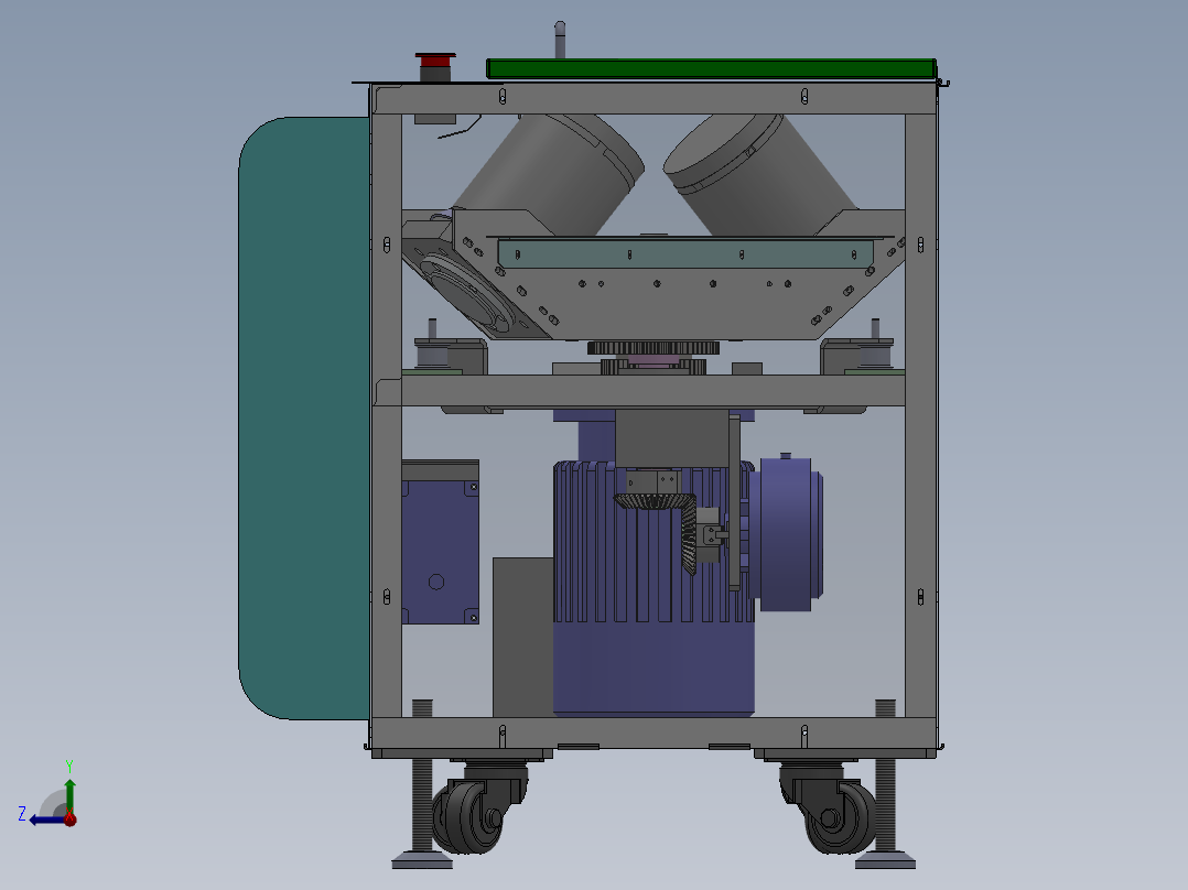油墨脱泡机 真空脱泡机sw18可编辑右视图