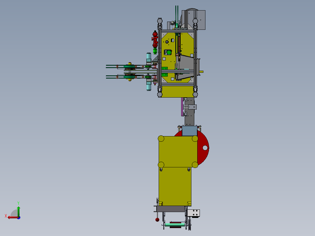 食品自动封口成型设备sw17可编辑后视图