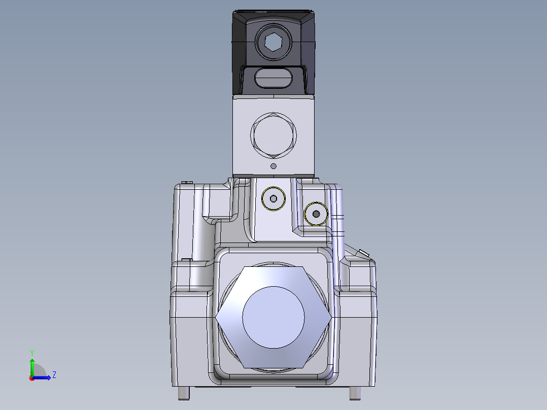 Continental Hydraulics-VSD08M_1_5液压元件左视图