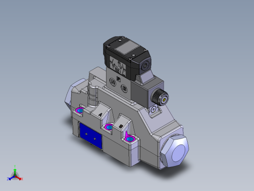 Continental Hydraulics-VSD08M_1_5液压元件正等轴测缩略图