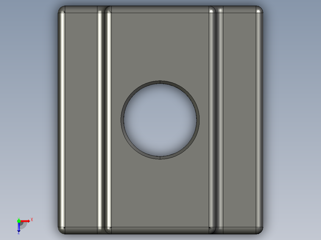 3030 T 型槽螺母套件俯视图