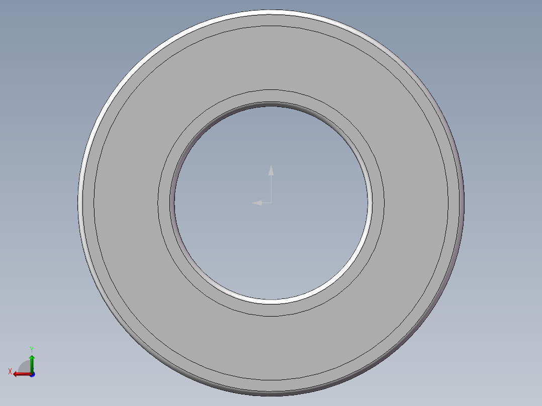 国产单列深沟球轴承 NSK 6901ZZ后视图
