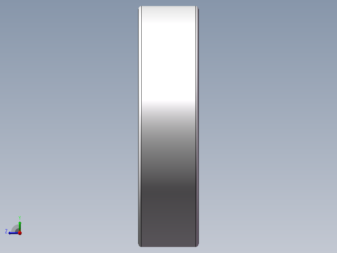 国产单列深沟球轴承 NSK 6901ZZ右视图