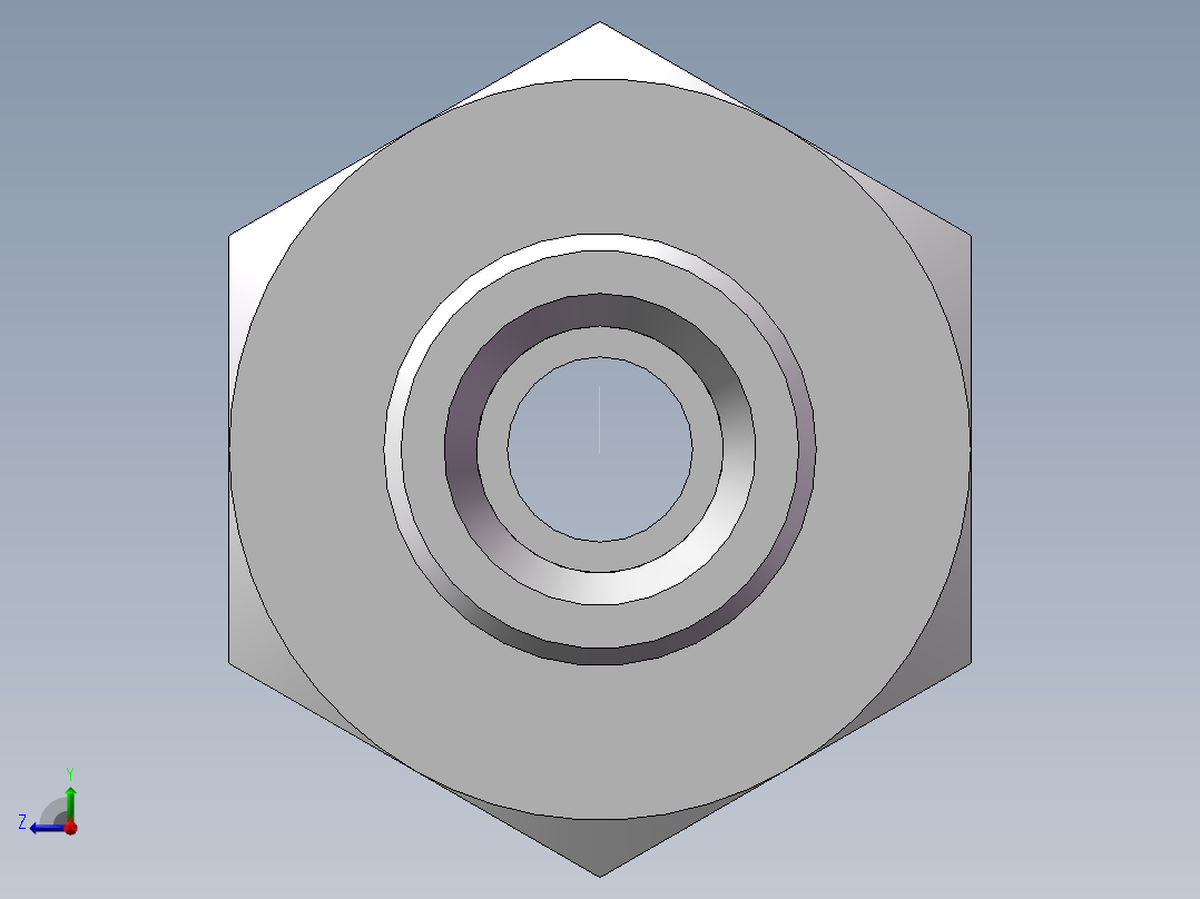 直通内螺纹接头、5CB-14-06右视图