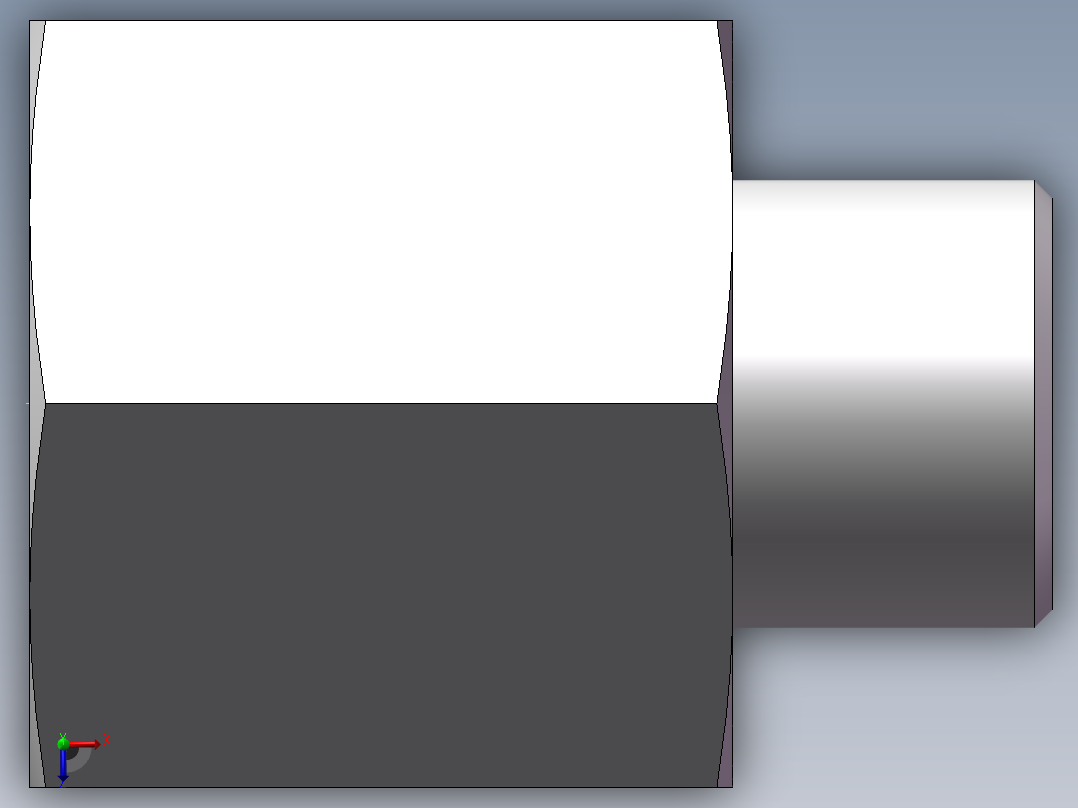 直通内螺纹接头、5CB-14-06俯视图