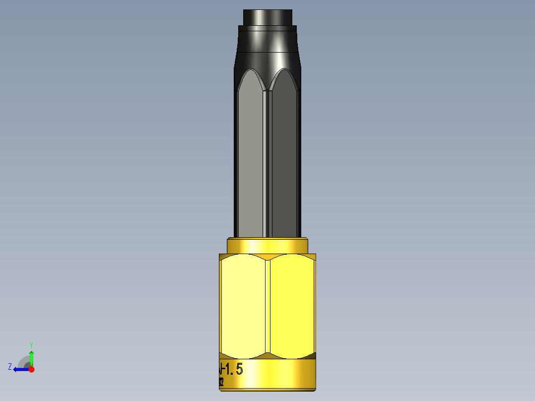 SSMA-CJ-1.5，SSMA接头右视图