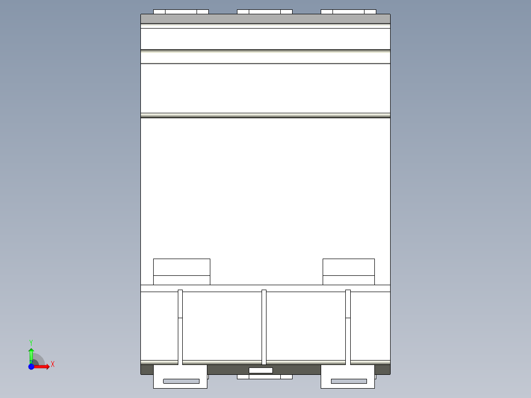 DZX4-40空气开关前视图