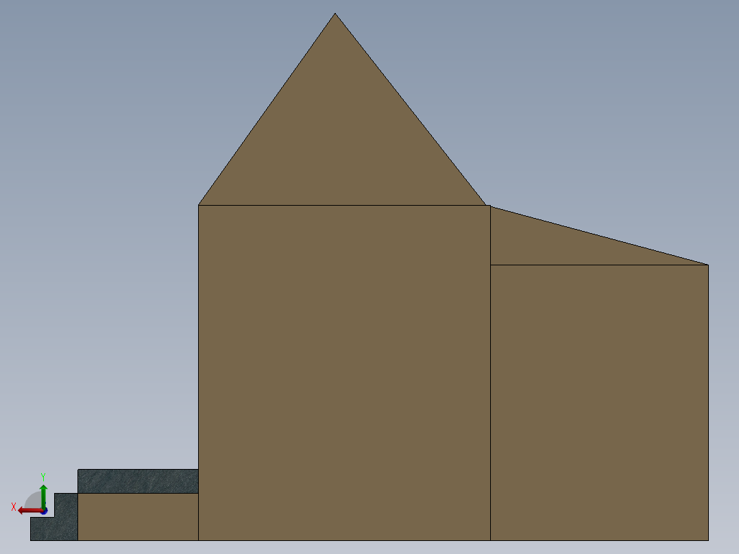 房子、建筑(204)后视图