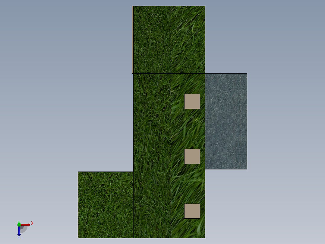 房子、建筑(204)俯视图