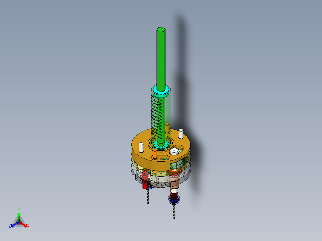 电钻(18)正等轴测图