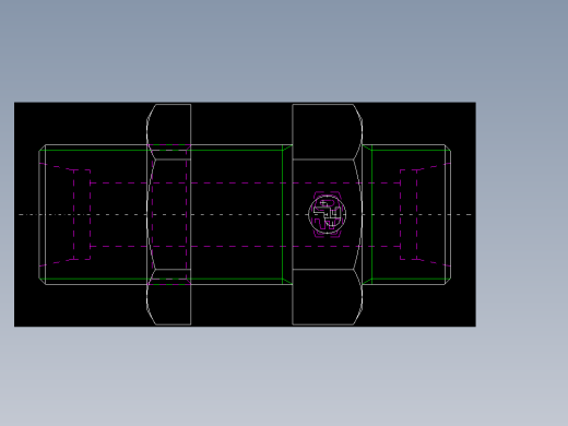 PARKER管接头EO Bulkhead union SV14SOMDCF(16)_back