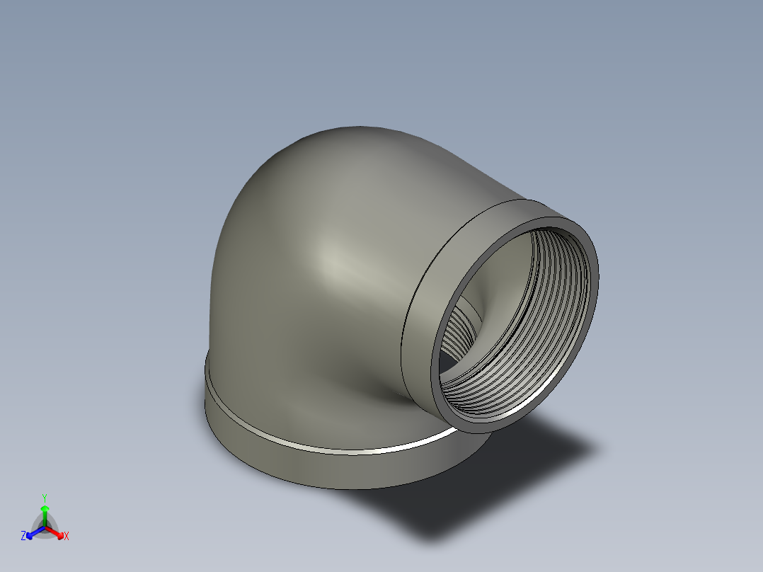 螺纹管弯头-异径内丝 DN65-DN50