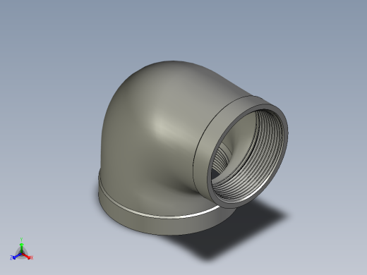 螺纹管弯头-异径内丝 DN65-DN50