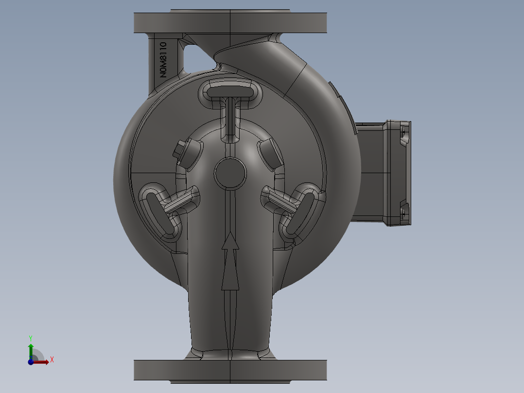 LPC_50_125_2_2_IE3泵前视图