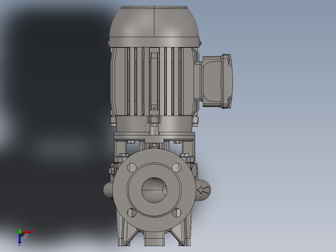 LPC_50_125_2_2_IE3泵俯视图