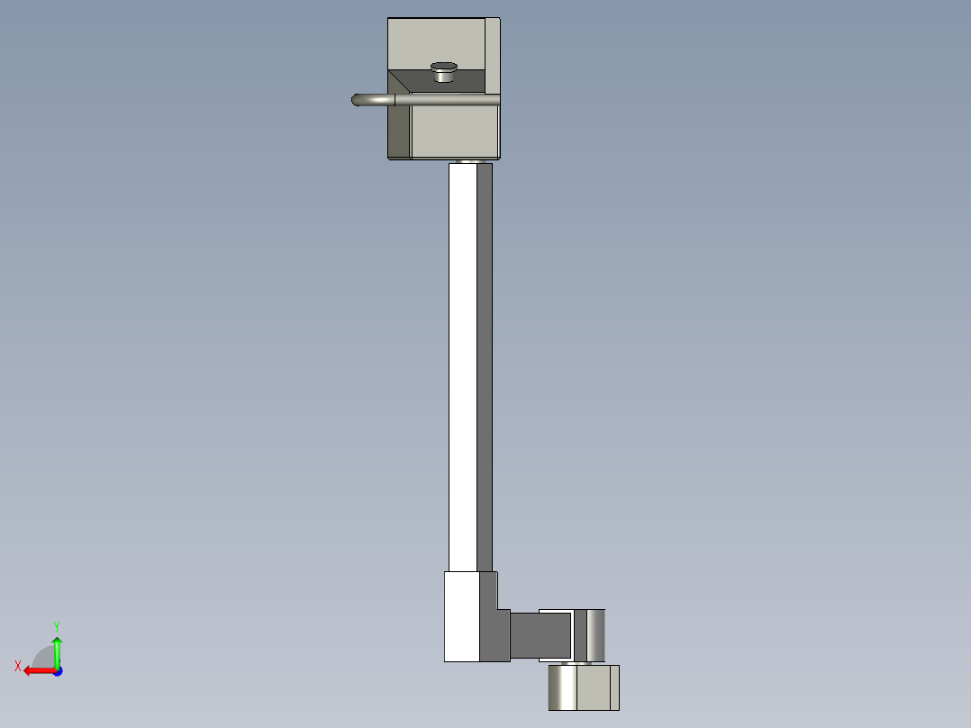 按钮控制台后视图