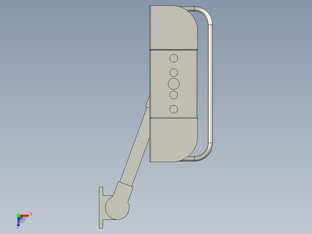 按钮控制台俯视图