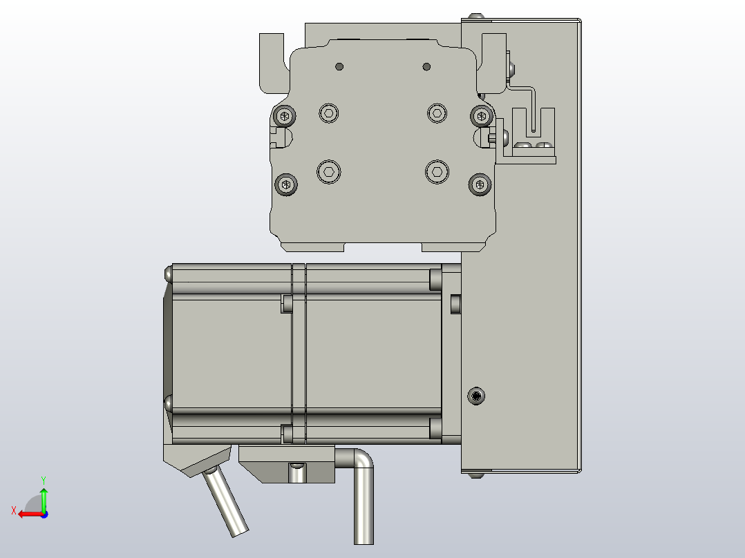 MT75BT半封闭皮带滑台[MT75BT.L80.1100.LD.P40.C3]后视图