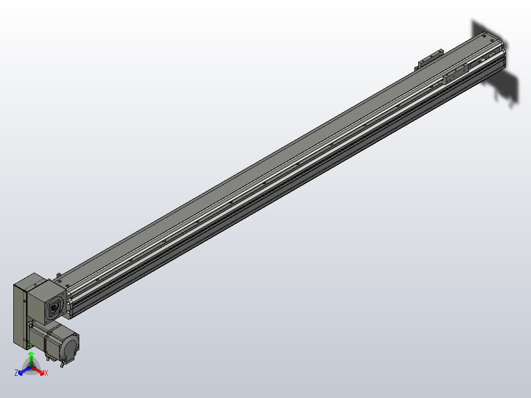 MT75BT半封闭皮带滑台[MT75BT.L80.1100.LD.P40.C3]正等轴测图