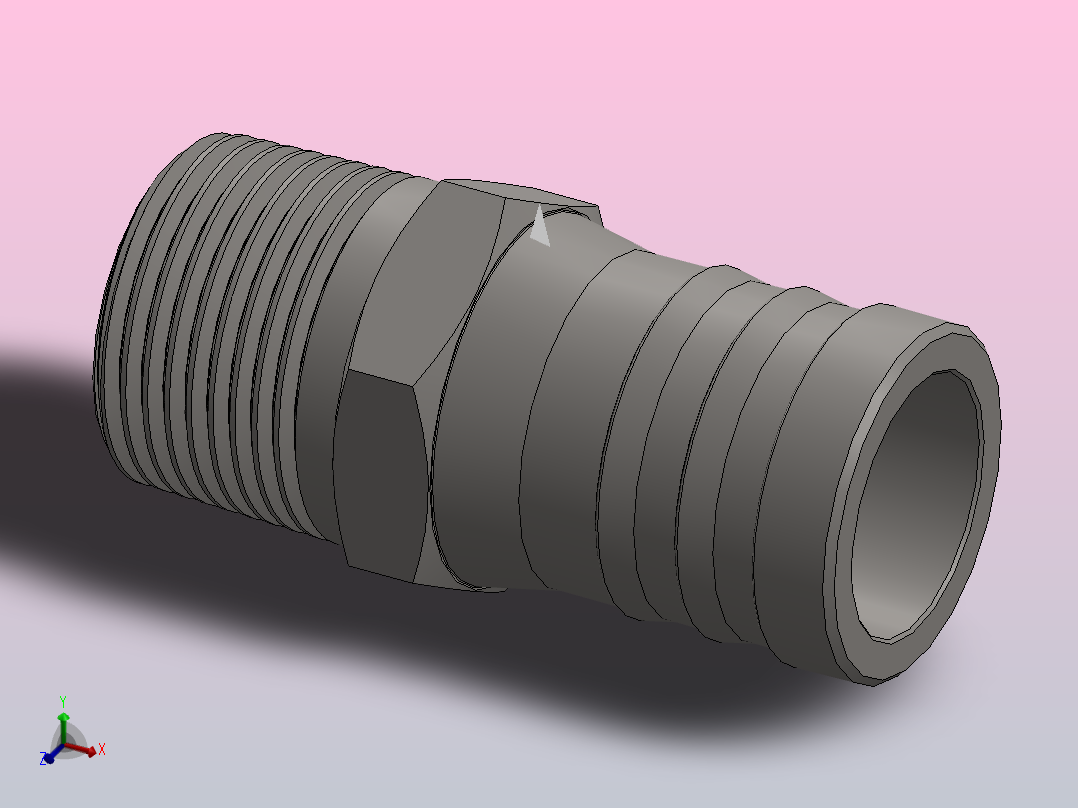 外丝宝塔接头Vanamatic-2001 Series -  Aluminum-2870主视图