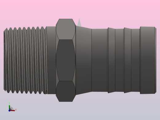 外丝宝塔接头Vanamatic-2001 Series -  Aluminum-2870前视缩略图