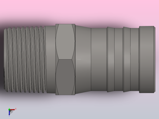 外丝宝塔接头Vanamatic-2001 Series -  Aluminum-2870俯视缩略图