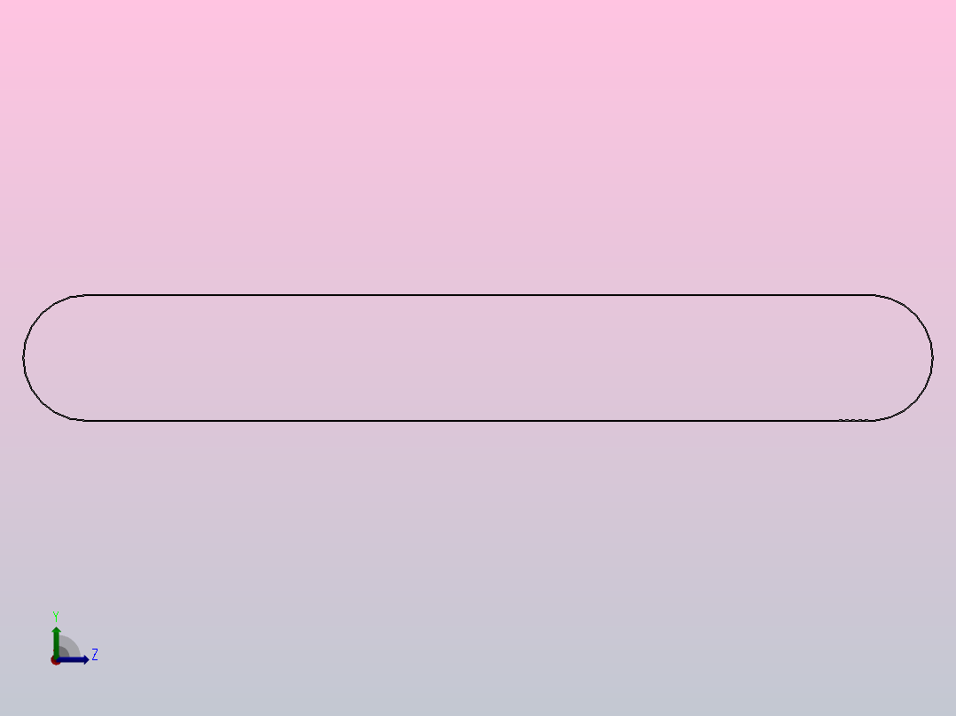 H型橡胶同步带SRH-100-300左视图