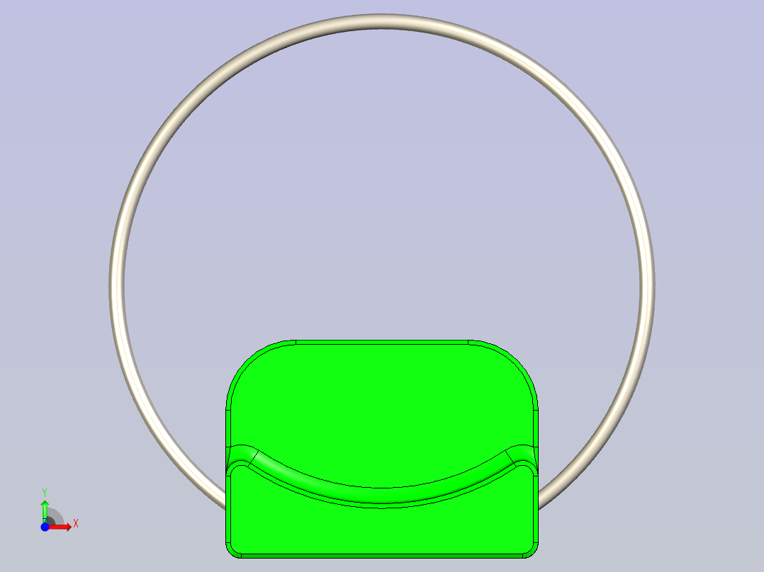可调节的货架系统前视图