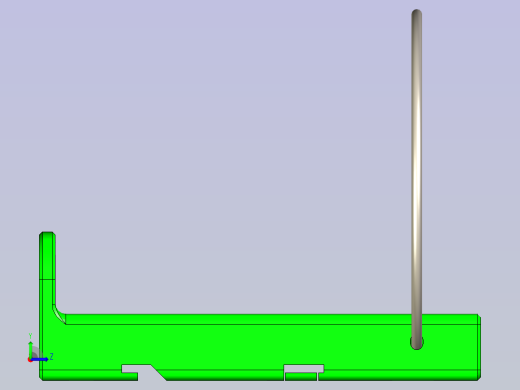 可调节的货架系统左视缩略图
