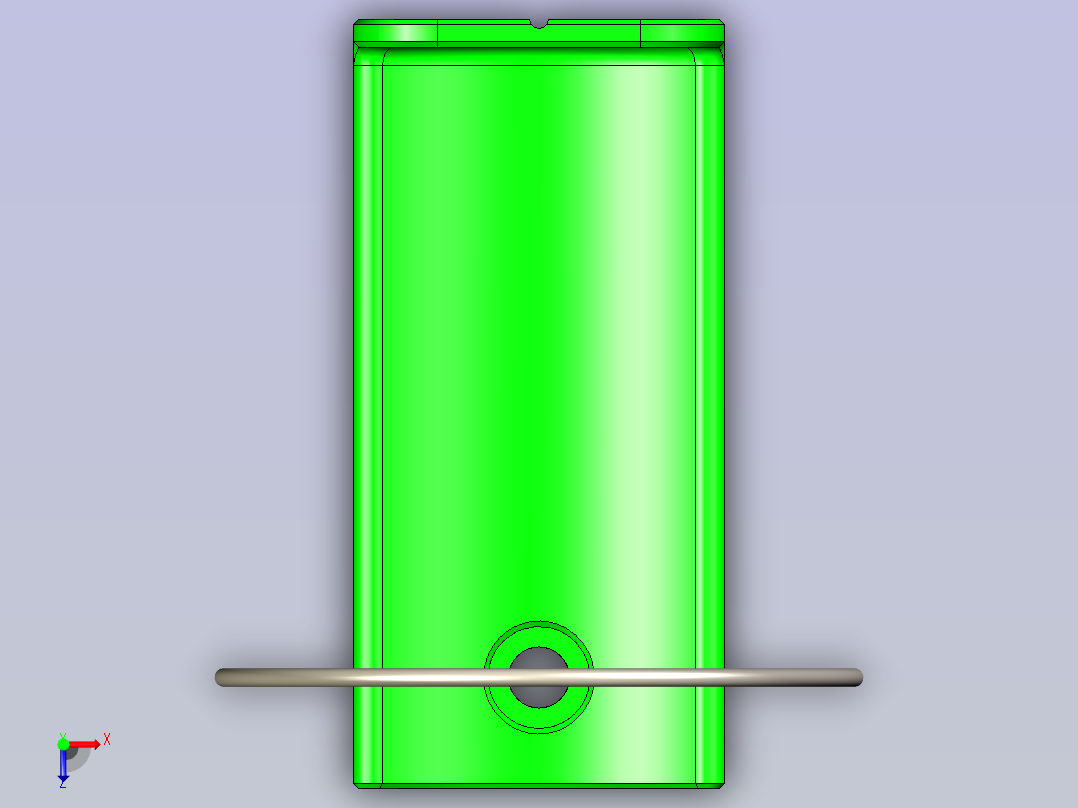 可调节的货架系统俯视图