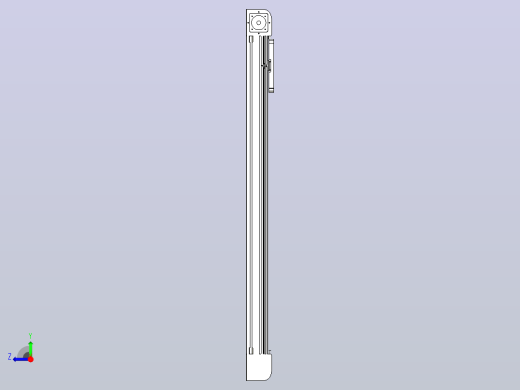 带式直线轴半闭式TPA-ONB-140-256-L1250-DR-J90-N3右视缩略图