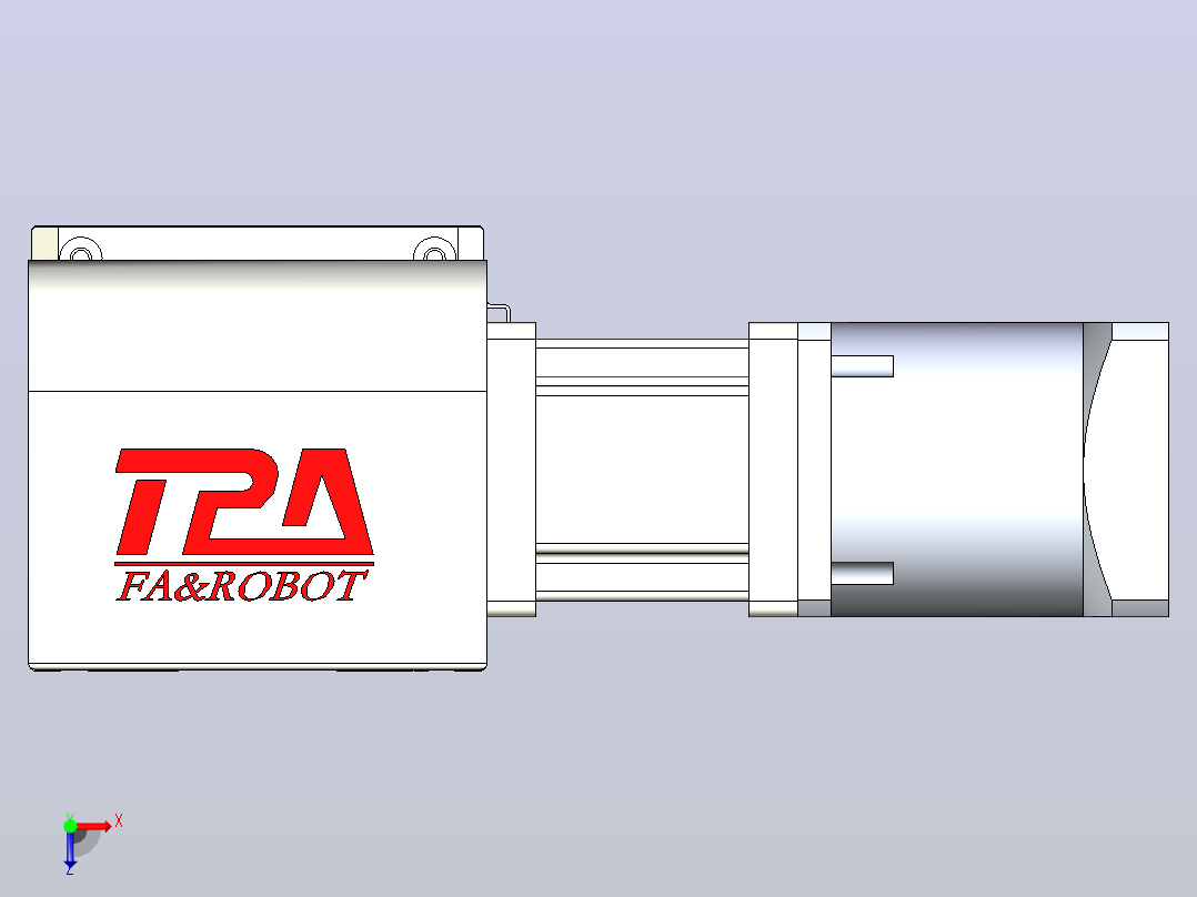 带式直线轴半闭式TPA-ONB-140-256-L1250-DR-J90-N3俯视图
