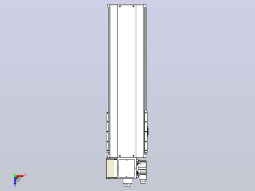 皮带直线轴半封闭可选导轨TPA-HNB-220D-176-L450-LP-Y-P1K-N3俯视缩略图