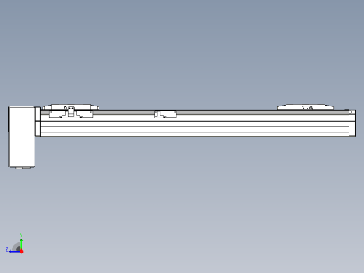 皮带直线轴双滑块型TPA-GCBS-80-P60-L200-RP-M20-N3右视缩略图