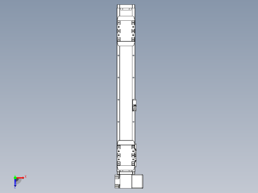 皮带直线轴双滑块型TPA-GCBS-80-P60-L200-RP-M20-N3俯视缩略图