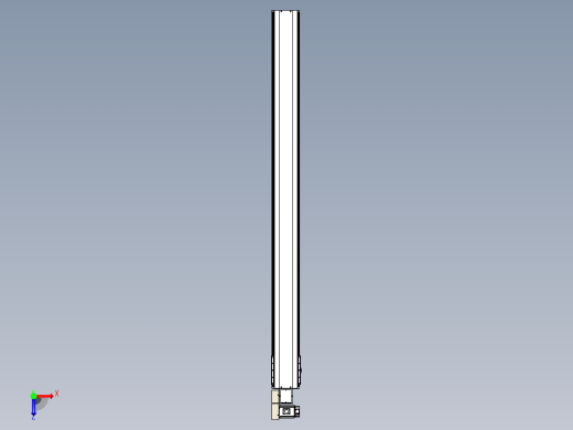 皮带直线轴半封闭可选导轨TPA-HNB-220D-176-L2600-ML-Y-P1K-N3俯视缩略图