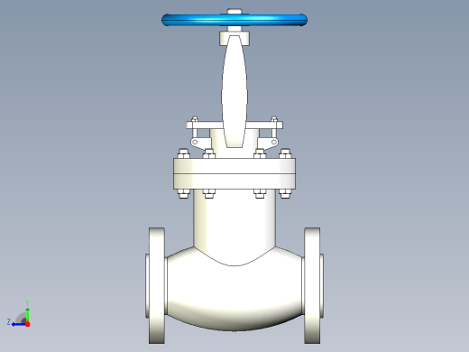 J41H-Y-Class300Lb APII美标截止阀[2.5]右视缩略图