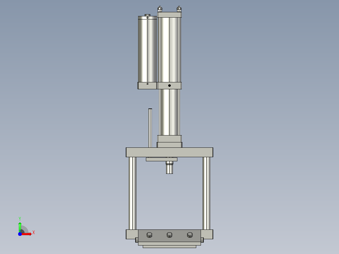 MMH-10T13T四柱型压机前视图
