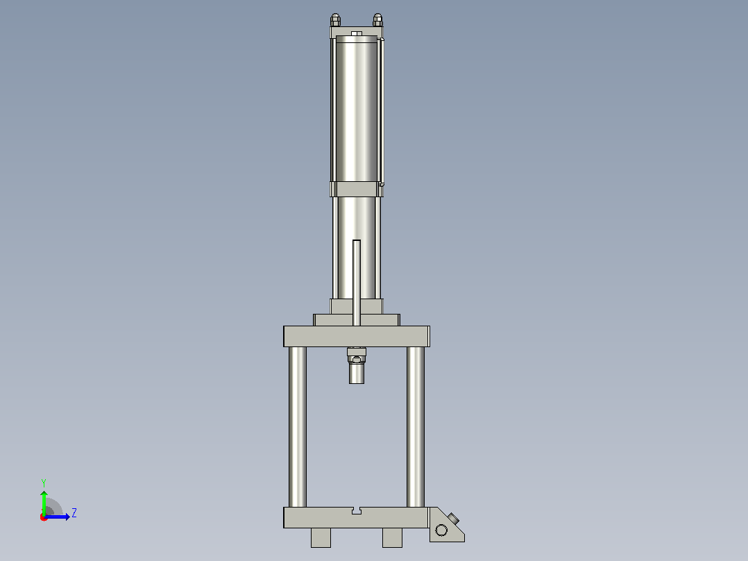 MMH-10T13T四柱型压机左视图