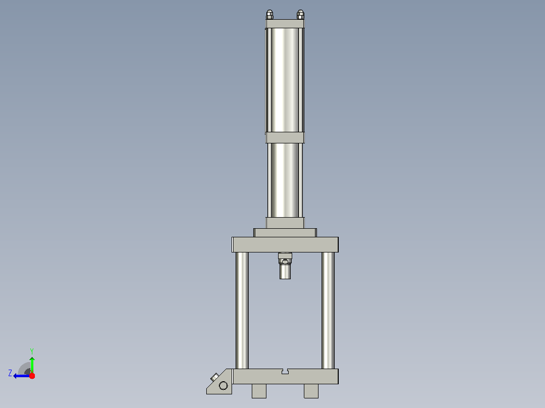 MMH-10T13T四柱型压机右视图