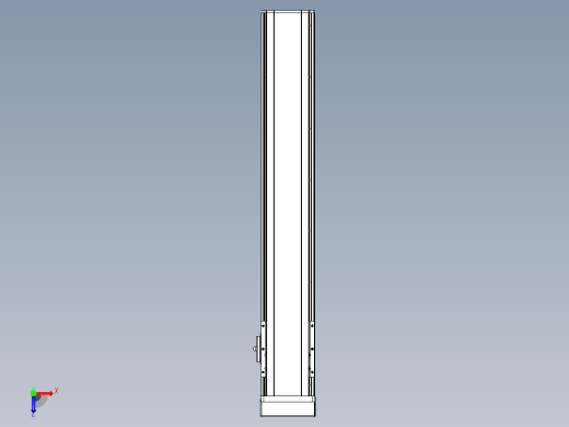 日规模组半封闭丝杆TPA-HNR-105D-1610C-L550-MP-Y-P40-N3俯视缩略图
